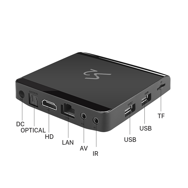 S2 Leadcool RK3229 TV Box Android 8.1 WiFi Media Player Quad-Core 1G+8G ...